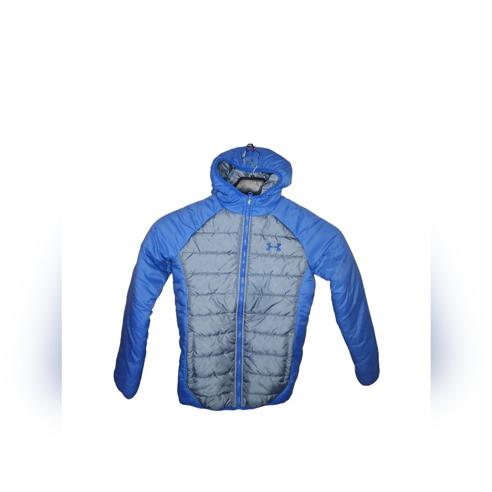 Under Armour blue gray puffer jacket